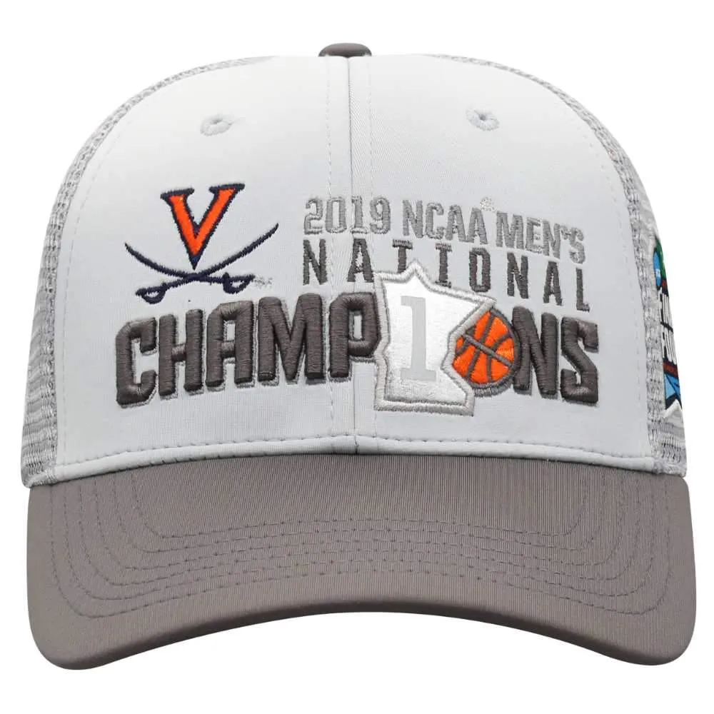 Virginia Cavaliers 2019 NCAA Basketball Champions Structured Mesh Adj Cap