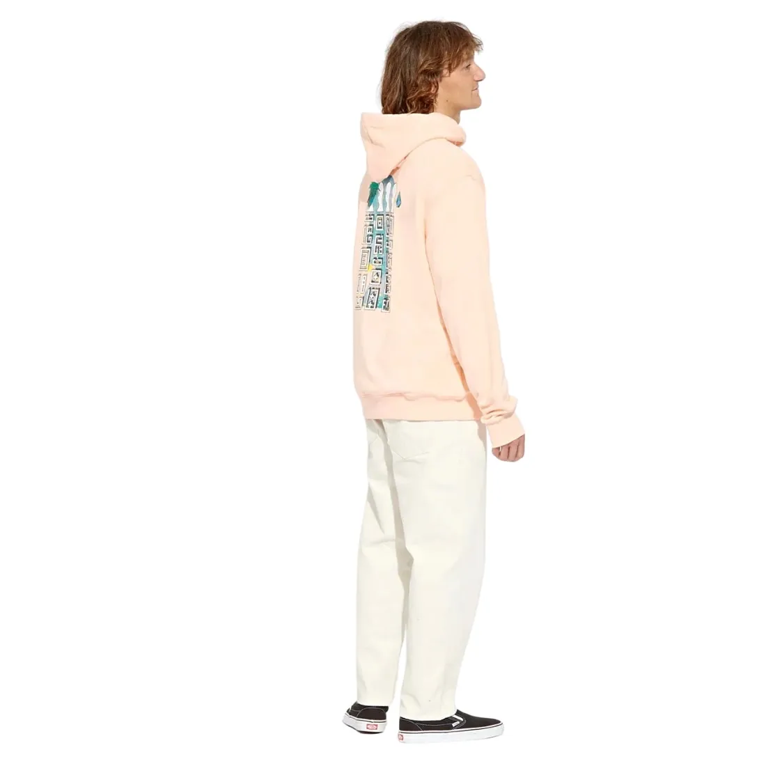 Volcom FA Ed Merlin Murray Pullover Hood - Peach Bud