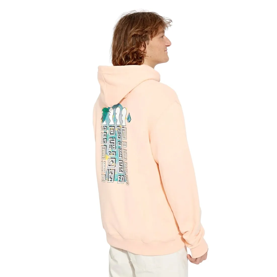 Volcom FA Ed Merlin Murray Pullover Hood - Peach Bud