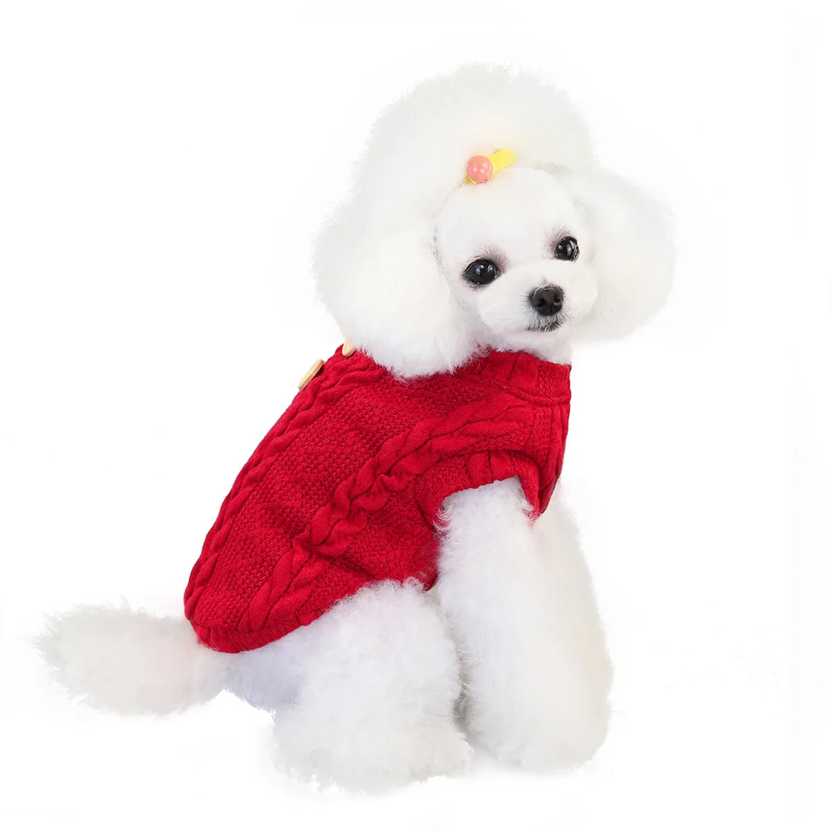 Winter warm sweater vest pet clothing