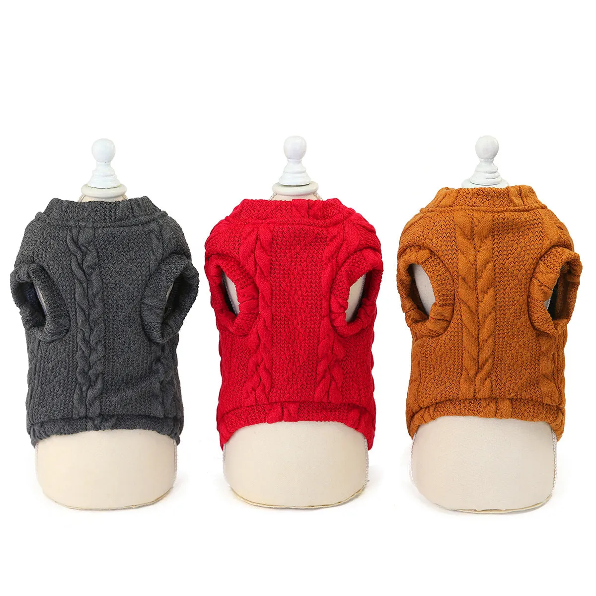 Winter warm sweater vest pet clothing