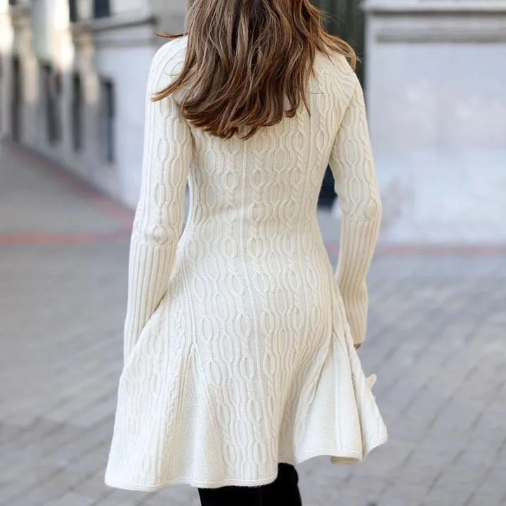 Women Plus Size Winter Sweater Dresses