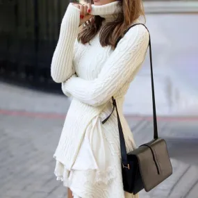 Women Plus Size Winter Sweater Dresses