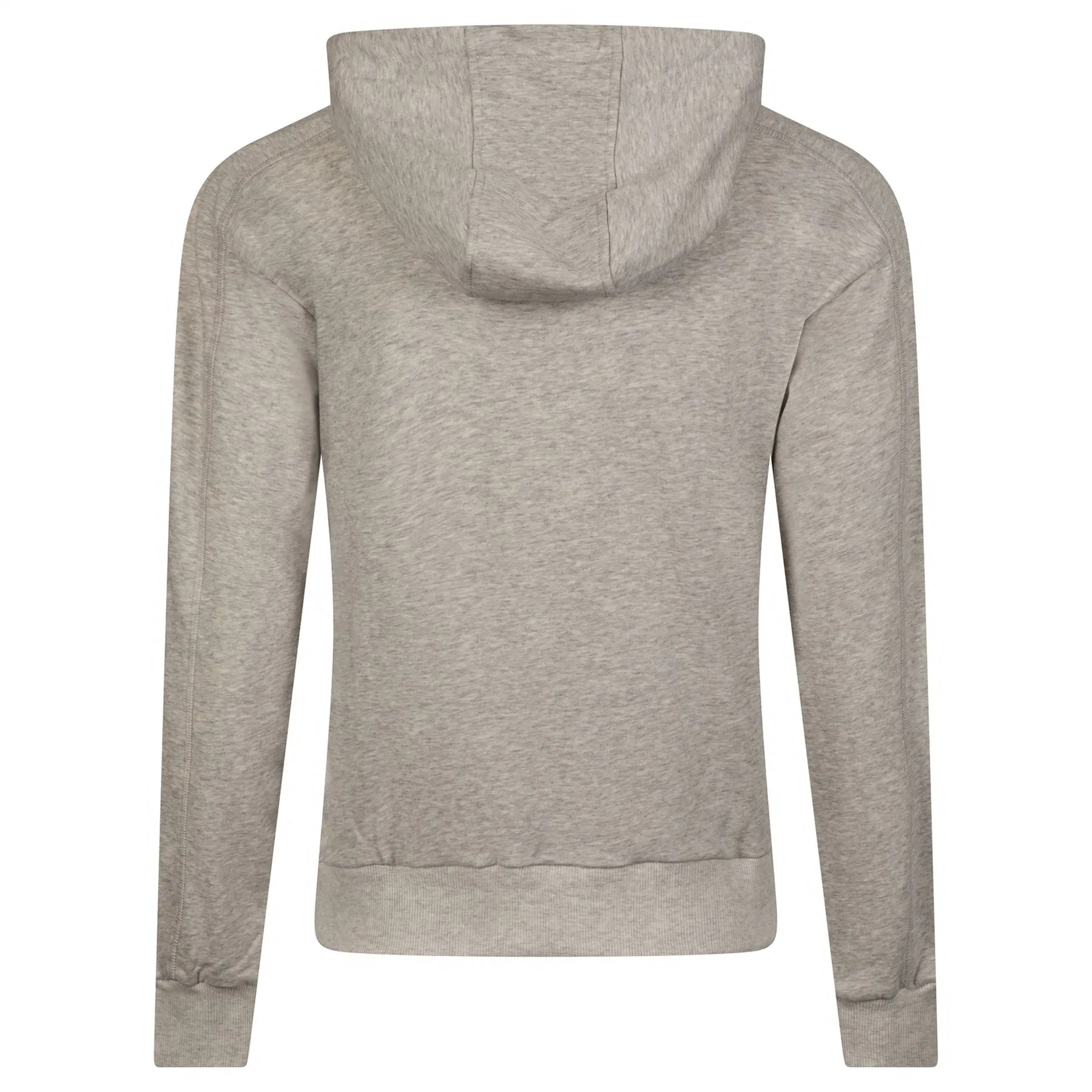 Womens French Terry Hooded Sweatshirt Heather Grey - AW23