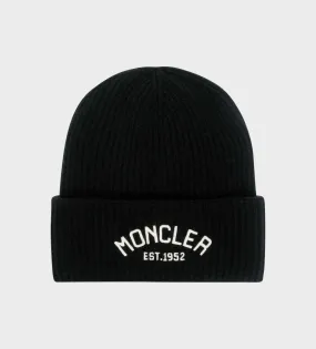 Wool Beanie Black