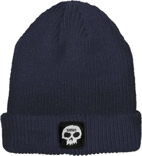 ZERO BEANIE SINGLE SKULL DARK NAVY